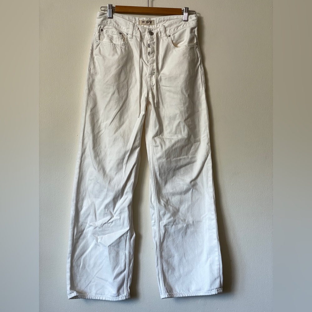Madewell Low-Slung Baggy Jean Airy Denim
NU020 ivory wide leg coastal classic - Picture 12 of 16
